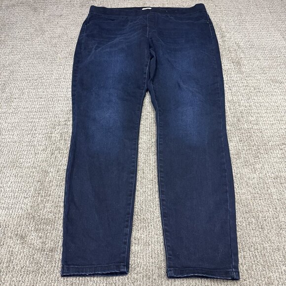 Universal Thread Jeans High Rise Pull On Jegging Blue Women’s Size 18 - Picture 1 of 13